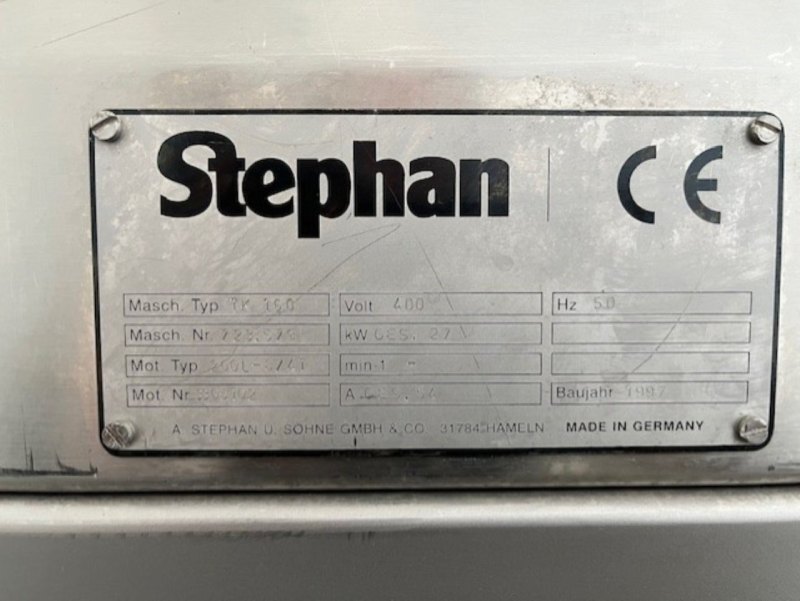 Stephan TK 160 - Cutter