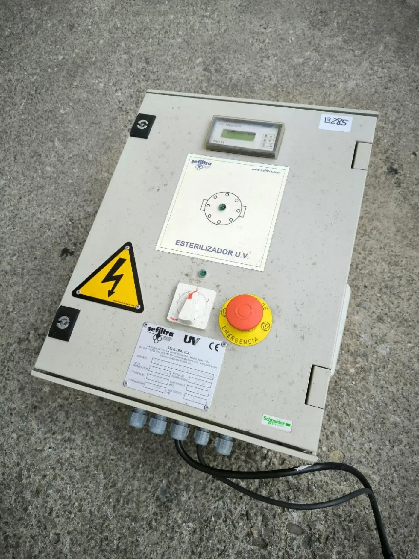 SEFILTRA WATER STERILIZER STAINLESS STEEL 316 17 LITERS WITH ELECTRICAL BOARD - 8