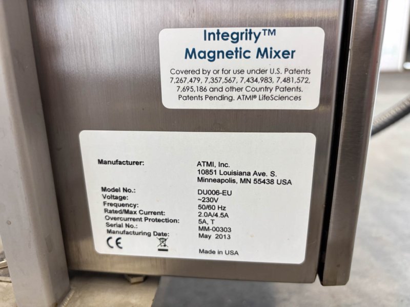 ATMI LifeSciences 350L magnet mixing vessel - Stirring vessel