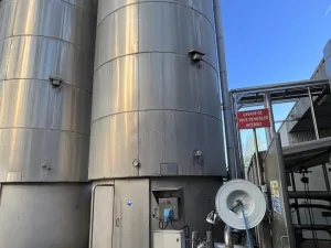 Chaudronnerie Tuyauterie Chaudronnerie Tuyauterie 39000 Litre Vertical Stainless Steel Storage Tank - T4