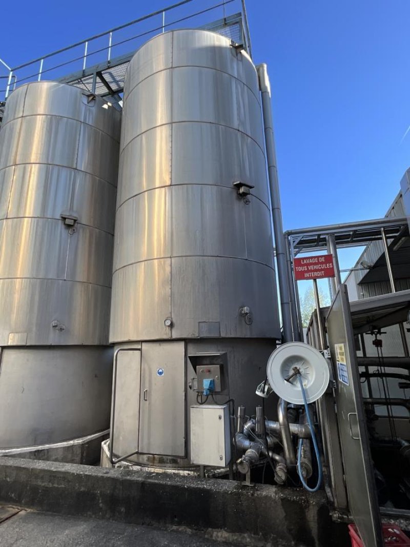 Chaudronnerie Tuyauterie Chaudronnerie Tuyauterie 39000 Litre Vertical Stainless Steel Storage Tank - T4