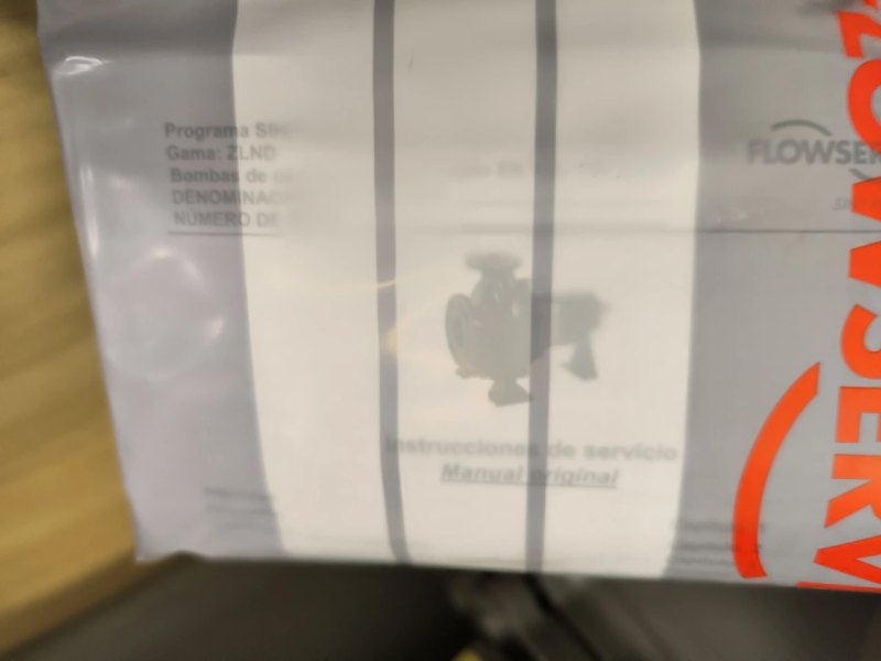 FLOWSERVE ZLND 100200 CENTRIFUGAL PUMP 37 KW UNUSED