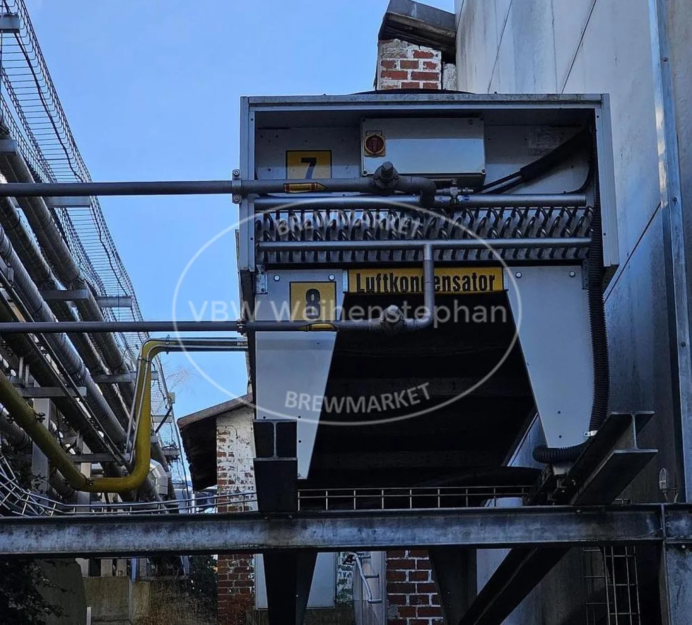 Air-cooled condenser for ammonia - 1