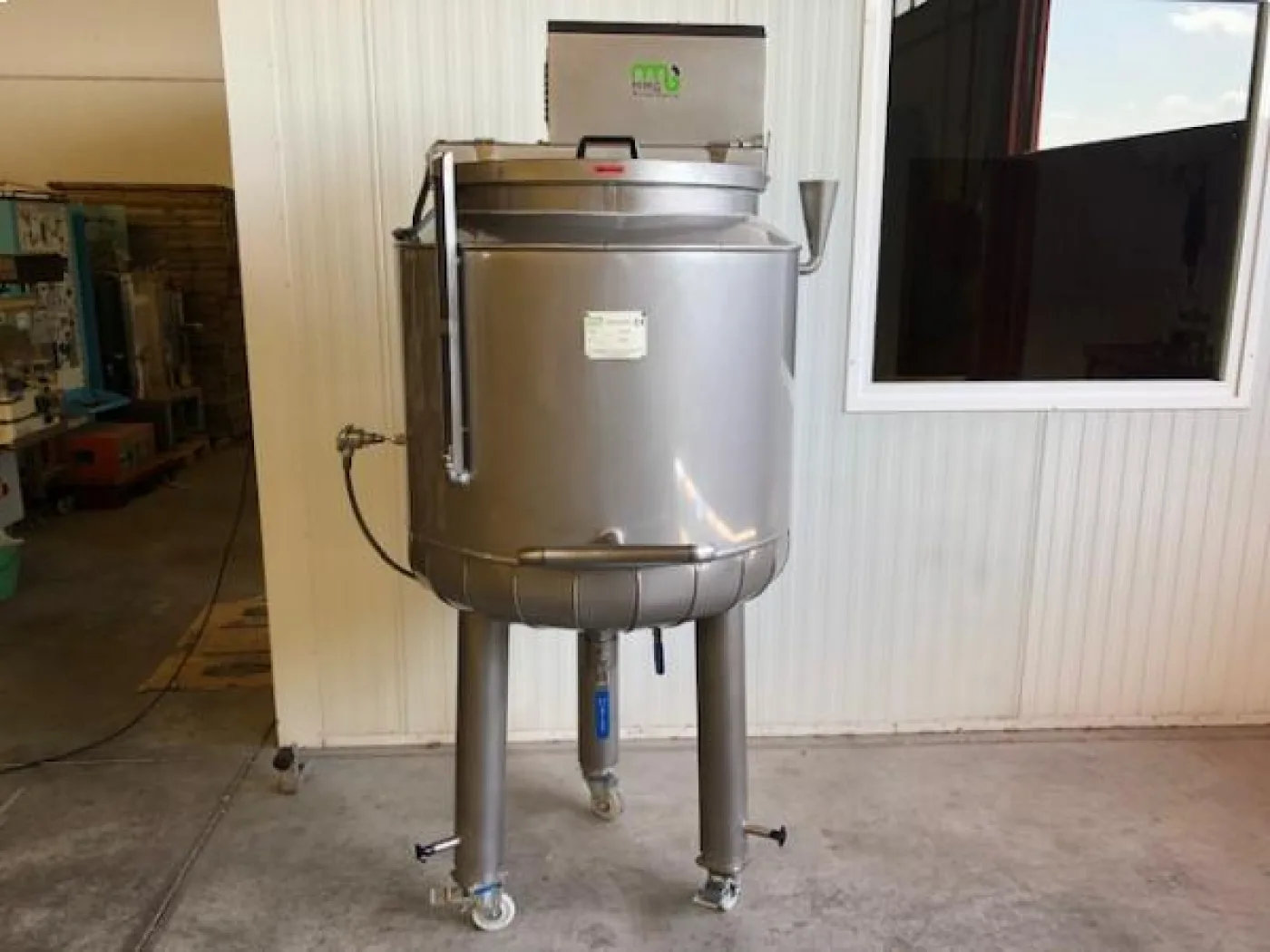 Depósito cuece cremas 200 litros acero inoxidable isotermo NUEVO - 1