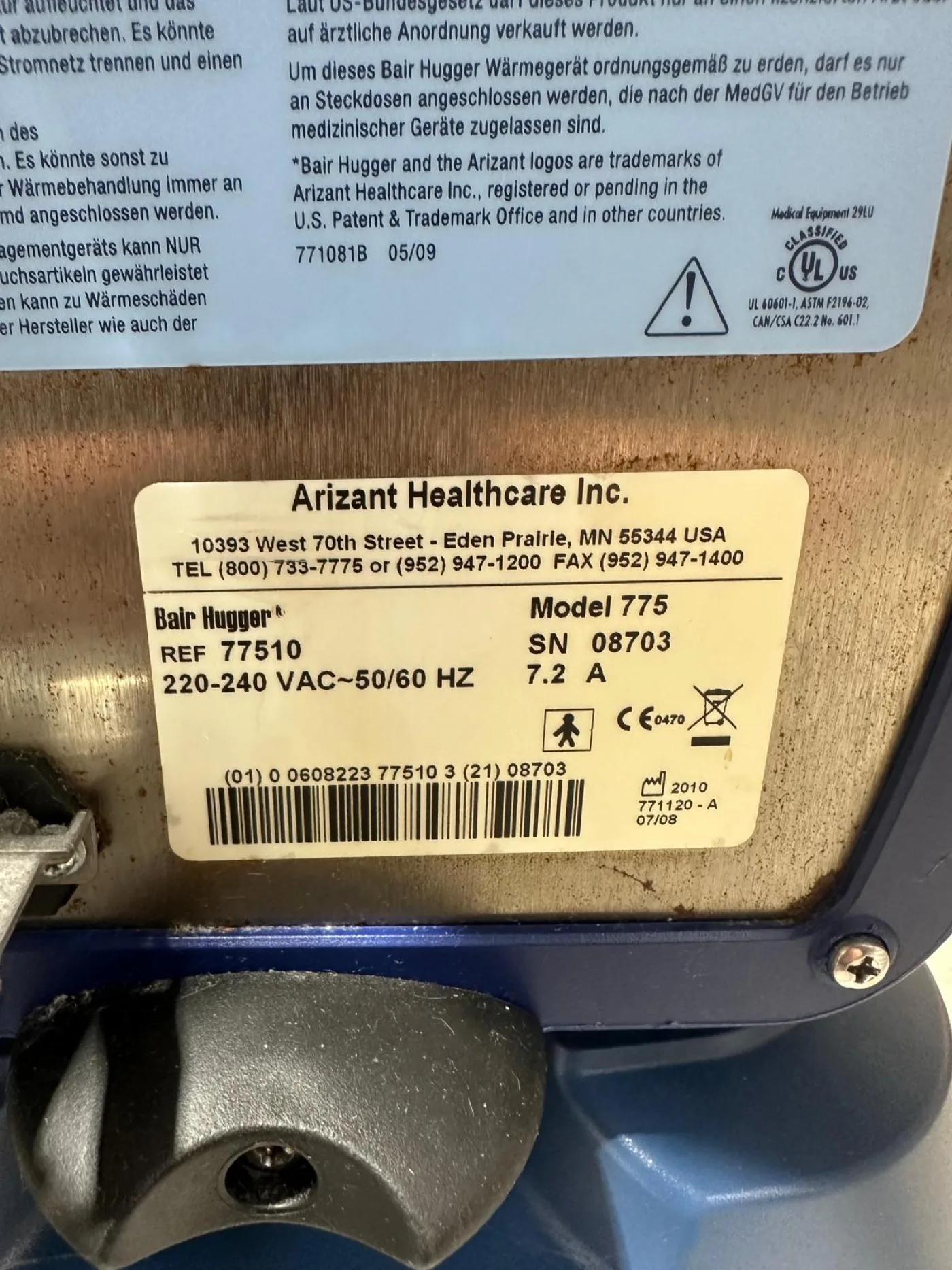 3M Bair Hugger 775 Hyperthermiegerät - 7
