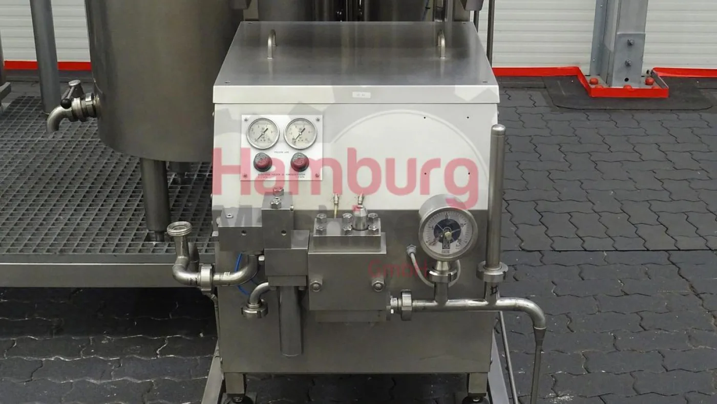 Ice Cream Mix Pilot Pasteurisation Plant with Homogeniser - Talleres Garvía / FBF Iberica - 8