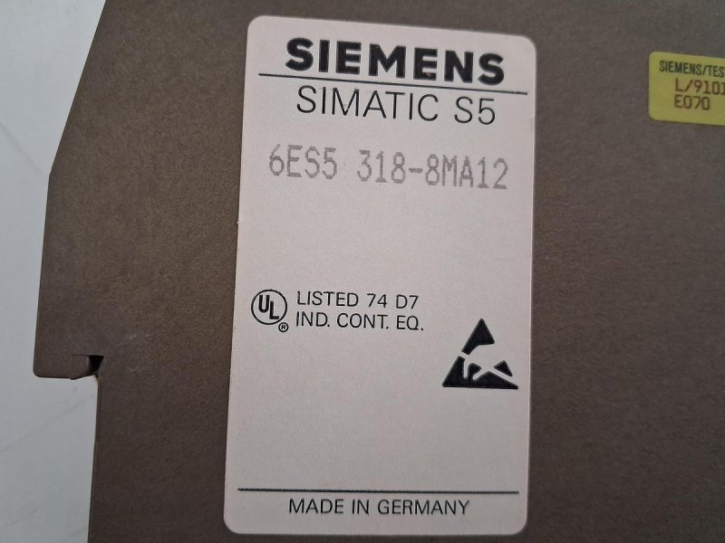 Siemens SIMATIC S5 6ES5 318-8MA12 Interface Module