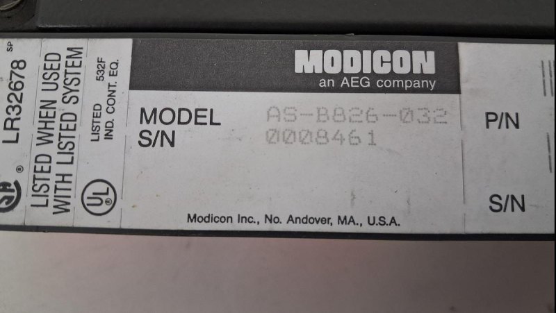 Modicon AS-B826-032 PLC Module