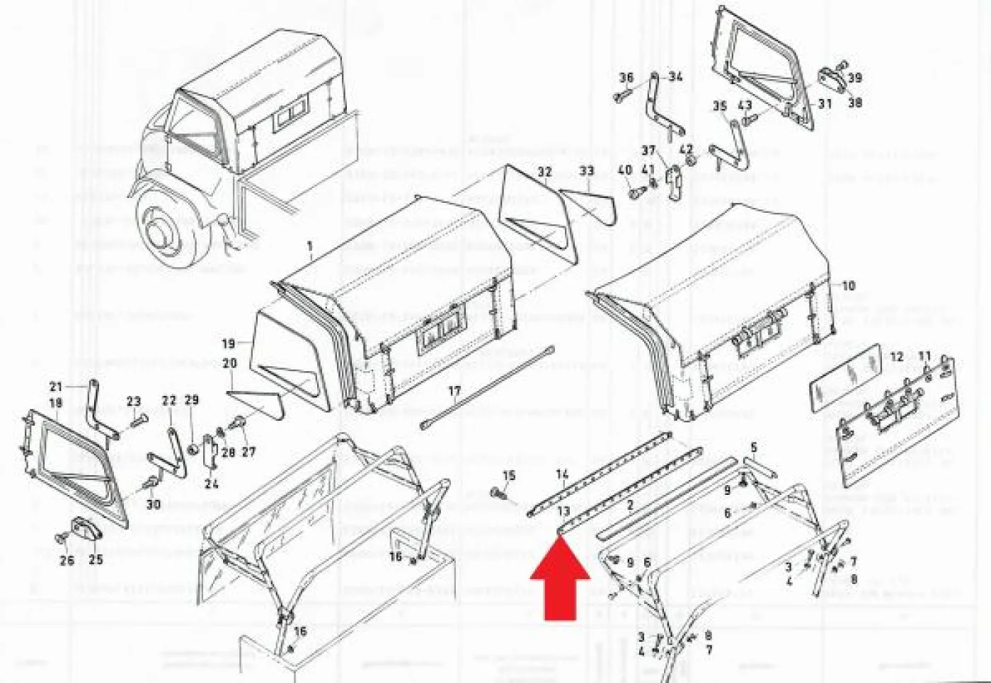 Afdekstrip cabinezeil - 3