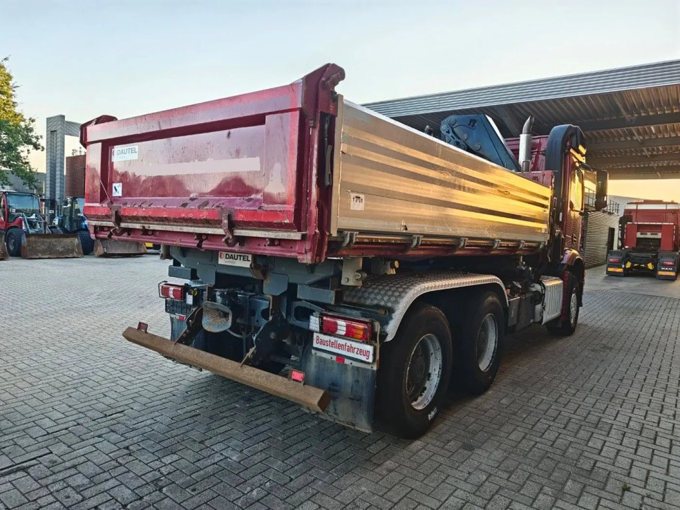 Mercedes-Benz Axor 2648 6x4 Hiab X-Hiduo 228E-5 Dautel 3 seitenkipper + Tractor unit! - 7