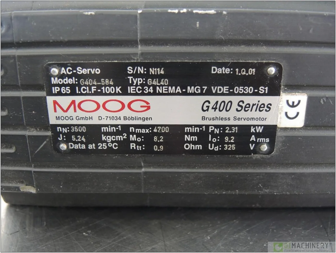 MOOG G404-584 AI1409 - 3