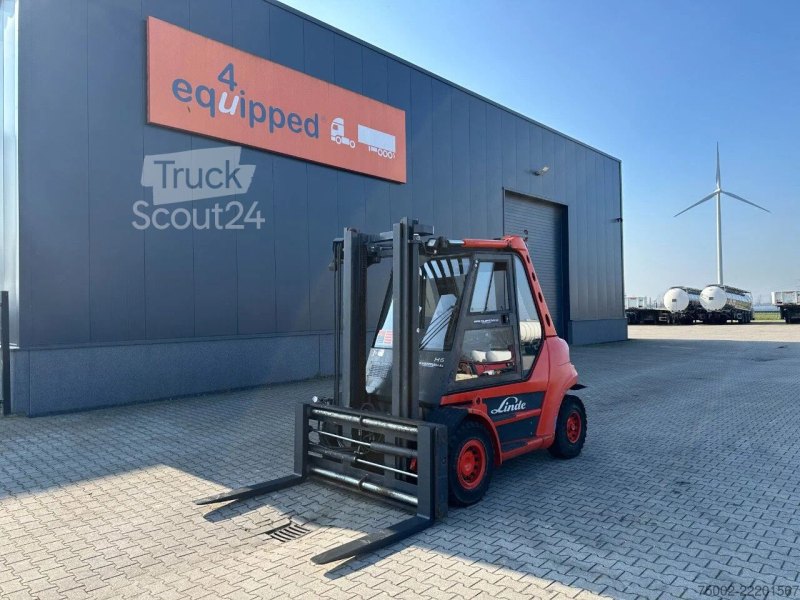 Linde H60D-02 / fork positioner / 6.000kg / duplex / ...