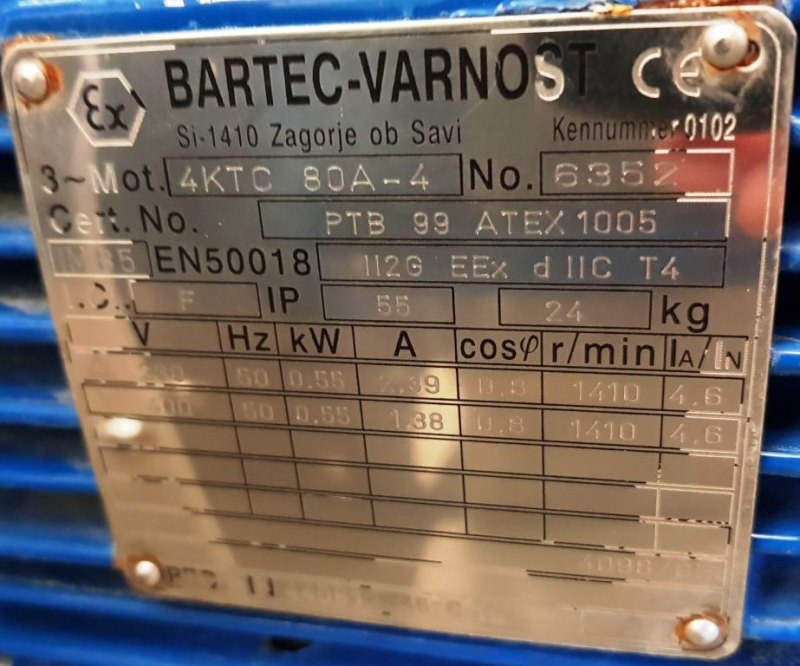 VENTILATORE CENTRIFUGO – SIFAT – Mod. CMVD 225