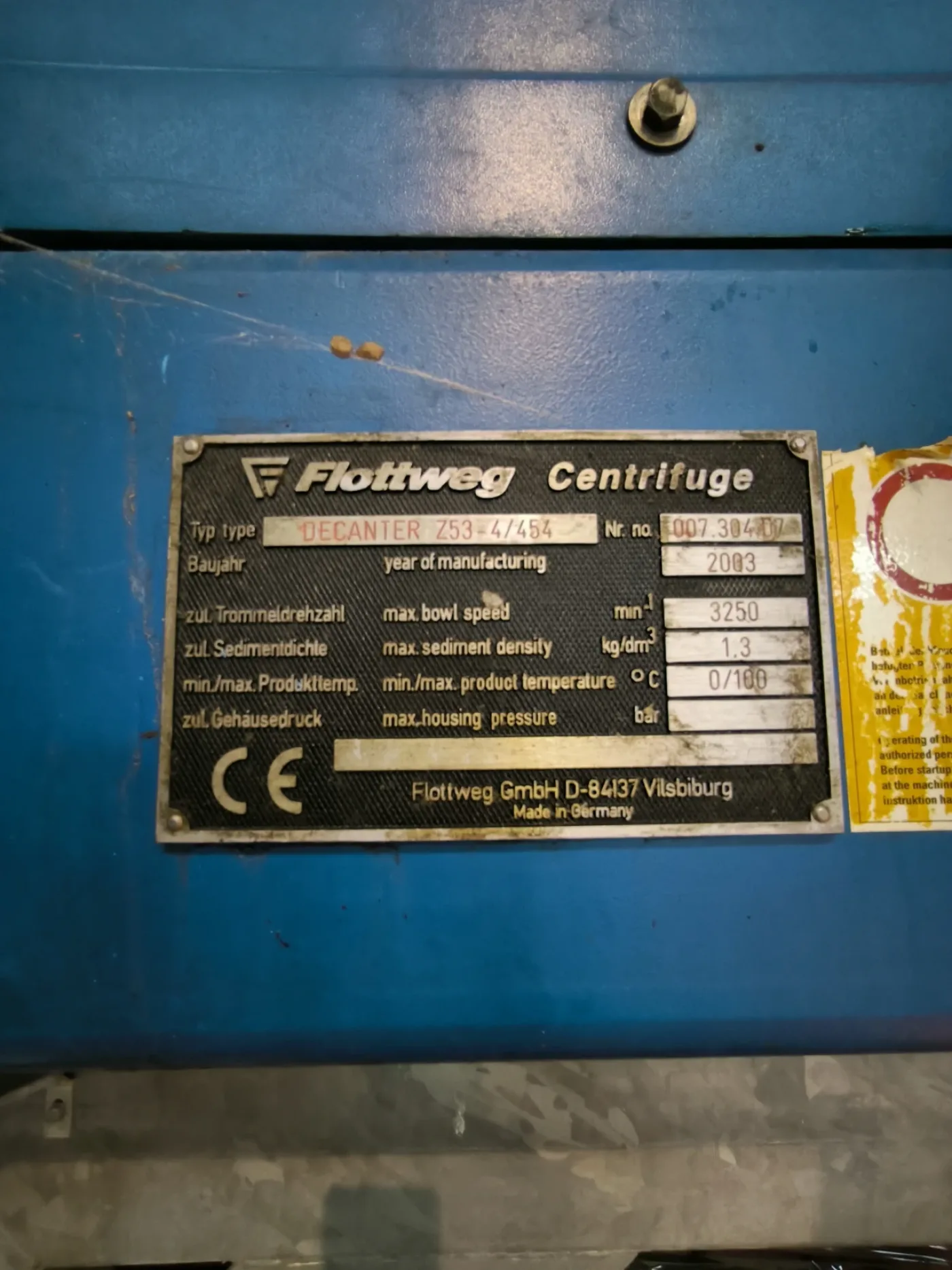 DECANTER FLOTTWEG Z53-4454 - 4
