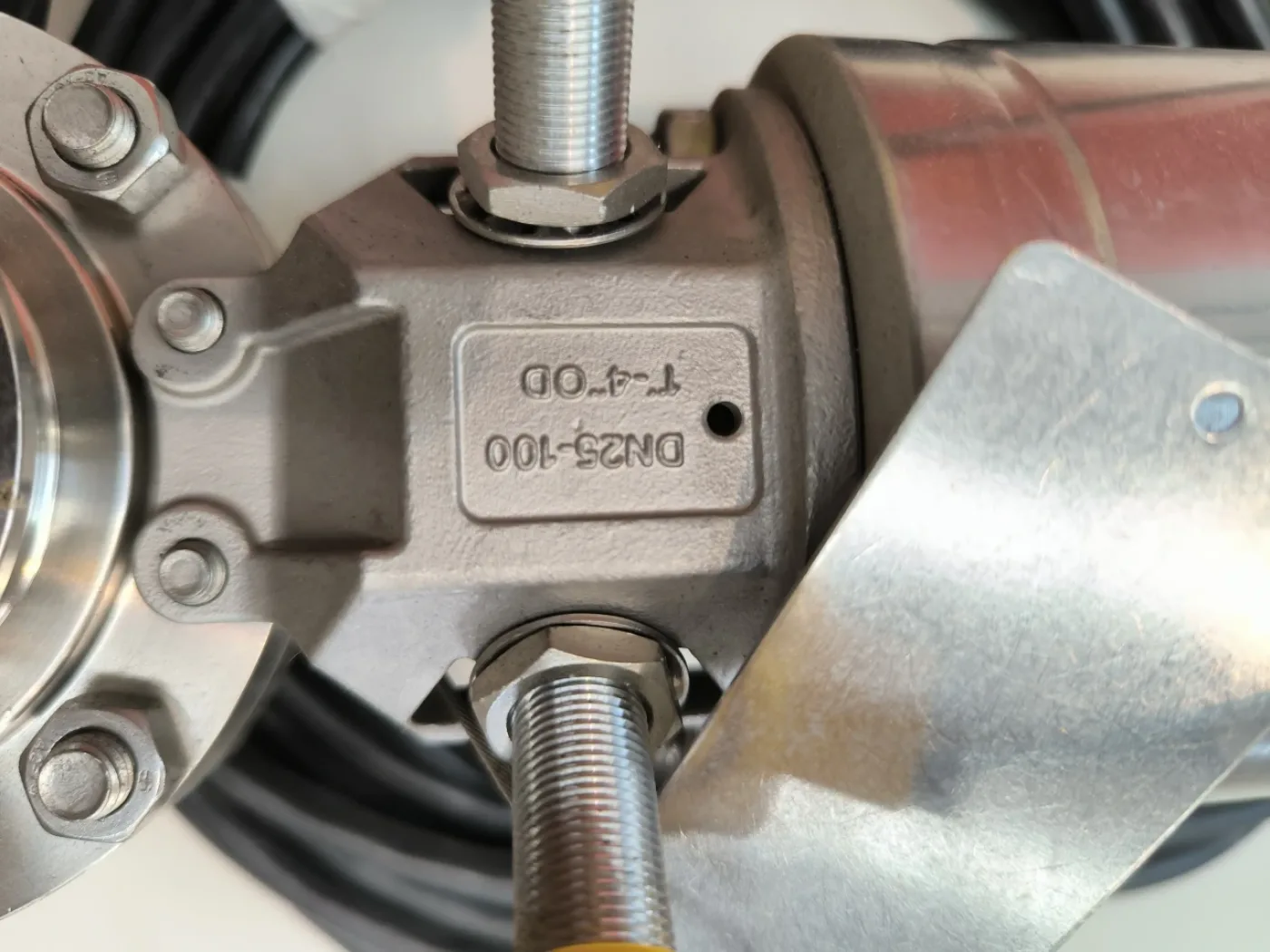 BUTTERFLY VALVE 2" PN10 STAINLESS STEEL 316L WITH PNEUMATIC ACTUATOR GEA 7330 ATEX WITH POSITION SWITCHES - 6