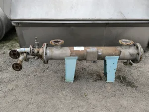 TUBULAR HEAT EXCHANGER STAINLESS STEEL 2.2 M2 AGUILAR Y SALAS