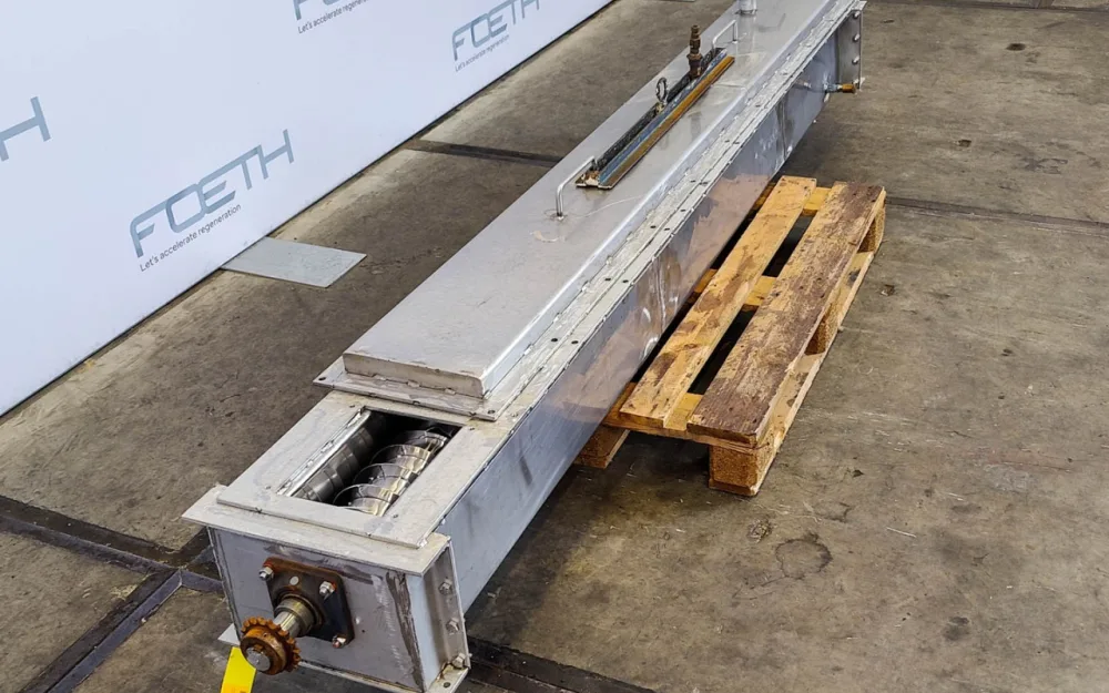 Horizontal screw conveyor