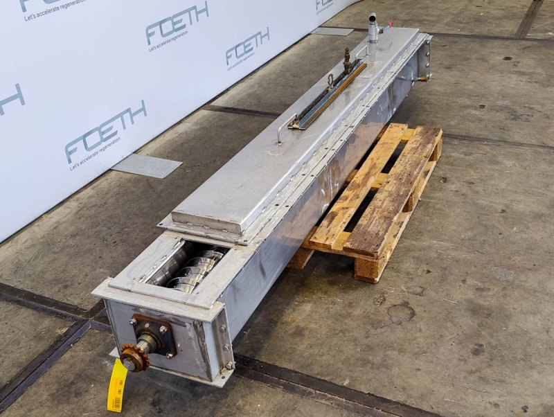 Horizontal screw conveyor