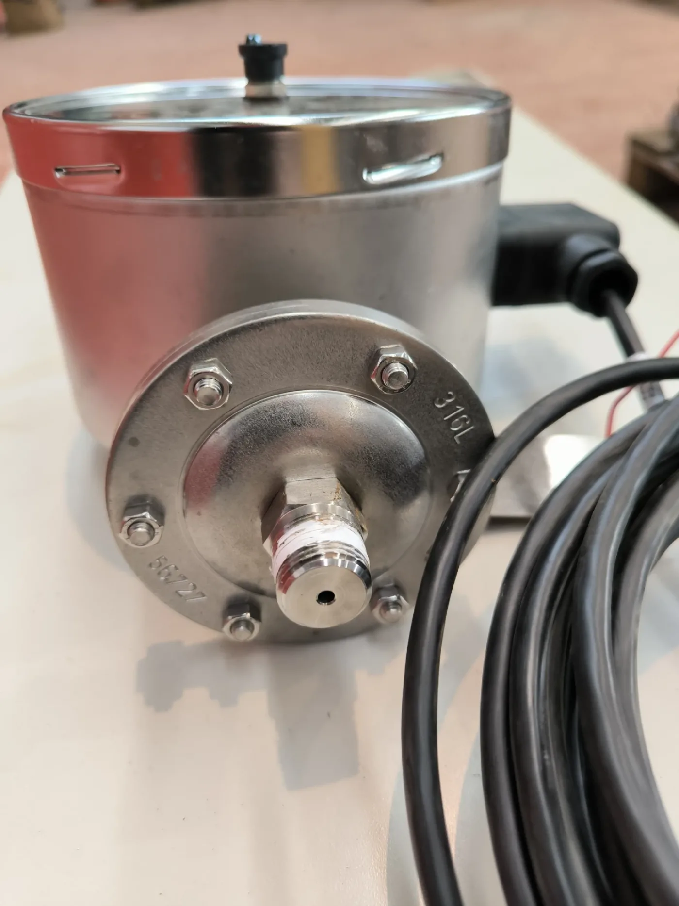 PRESSURE GAUGE WITH INDUCTIVE CONTACT WIKA PGS43.160 ATEX - 2