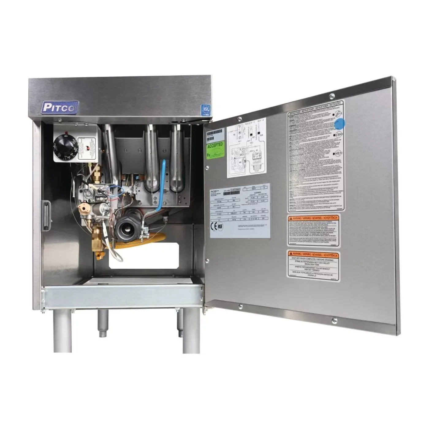 Pitco Twin Basket Single Tank Solstice LPG Fryer SG14S - islandcatering - 6