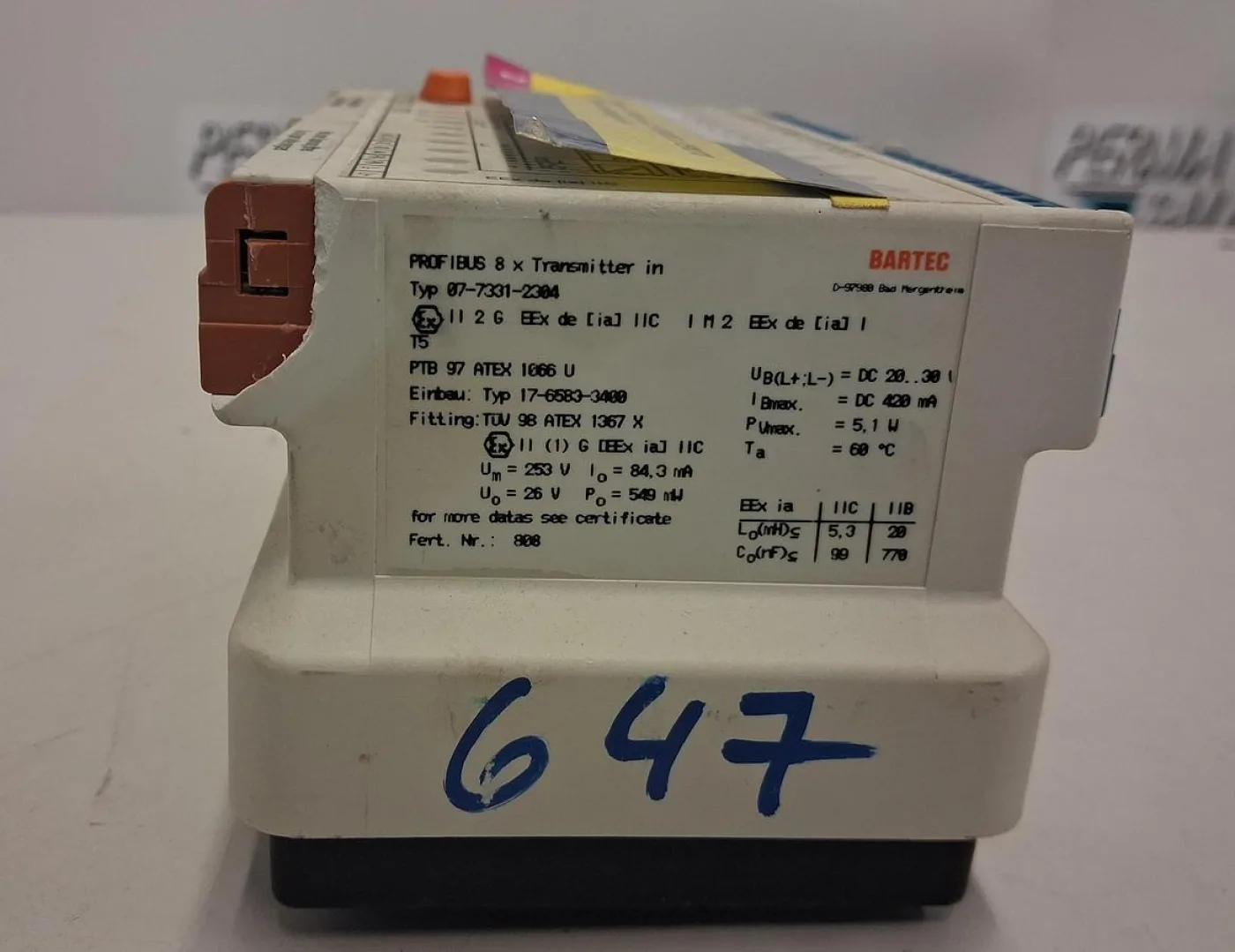 Bartec PROFIBUS DP-Modul / Ex-Transmitte - 6