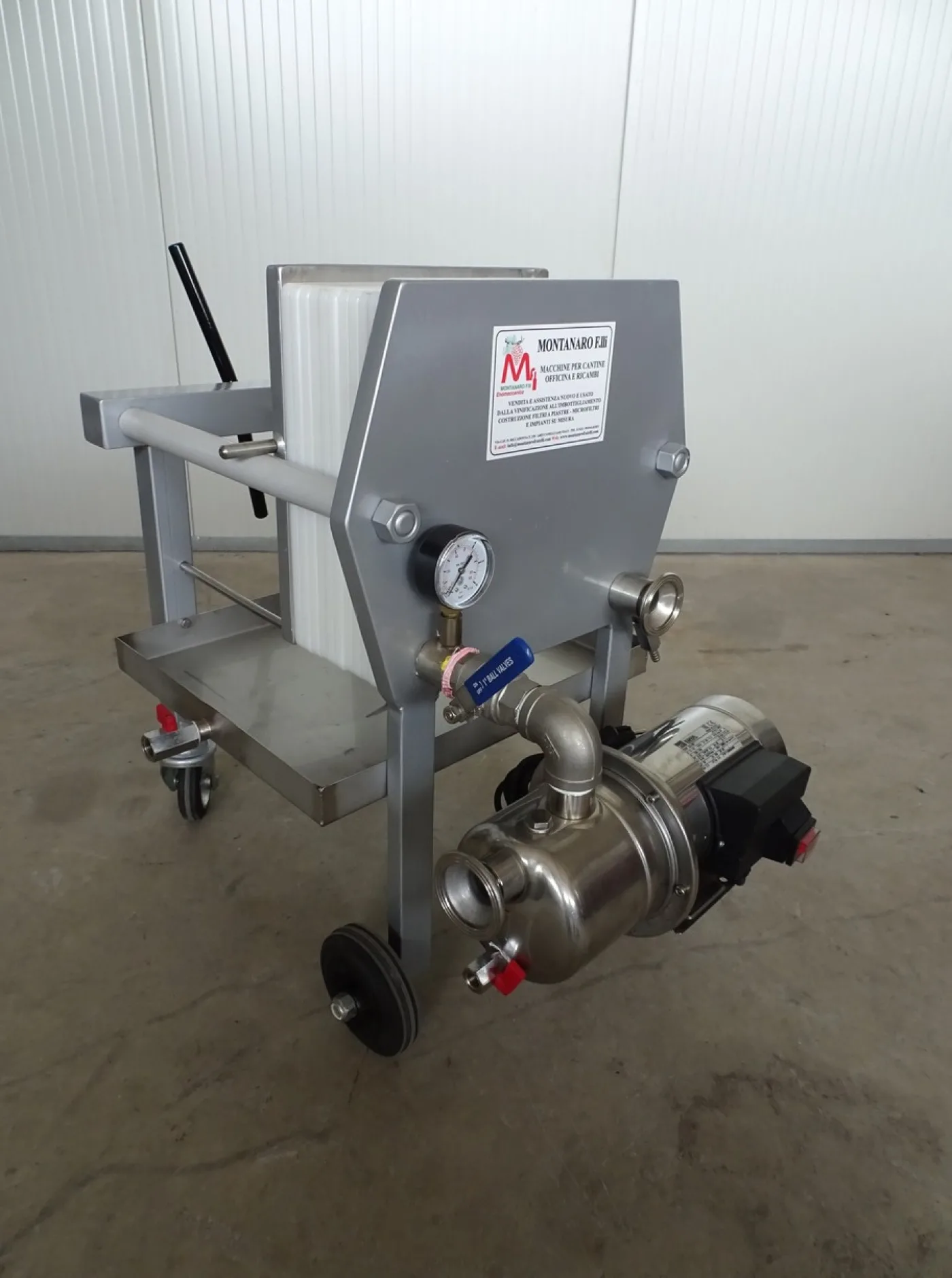 FILTER PLATES 32×32 WITH PUMP NEW MACHINE - 1