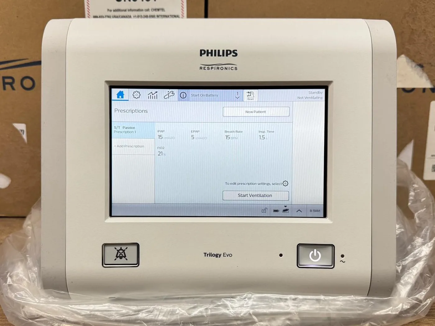 Philips Trilogy Evo Ventilator YOM: 2020 - 5
