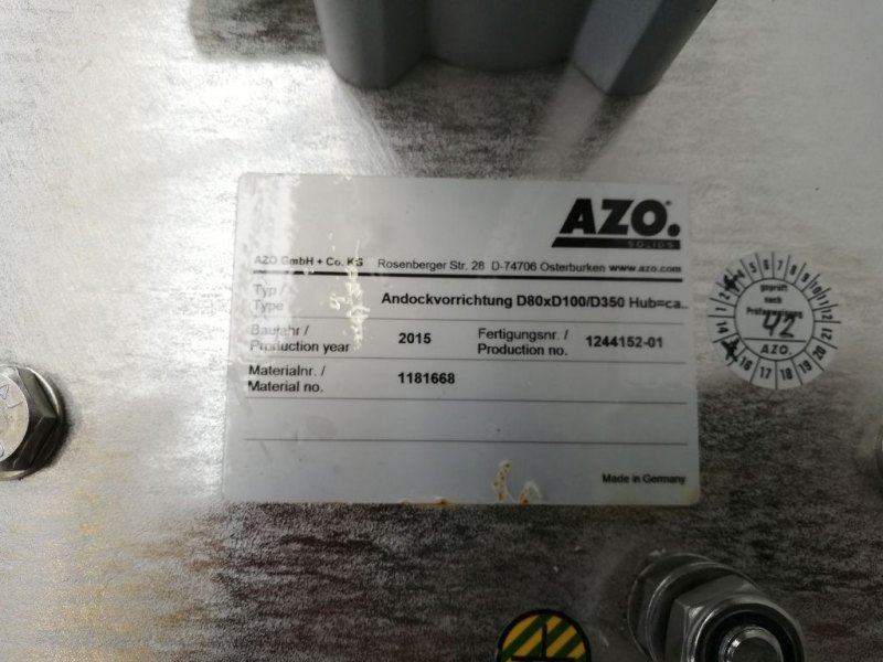 AZO Docking device D80XD100/D350 - Powder filler