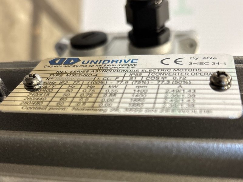 Forberg F1000 with output screw - Paddle mixer