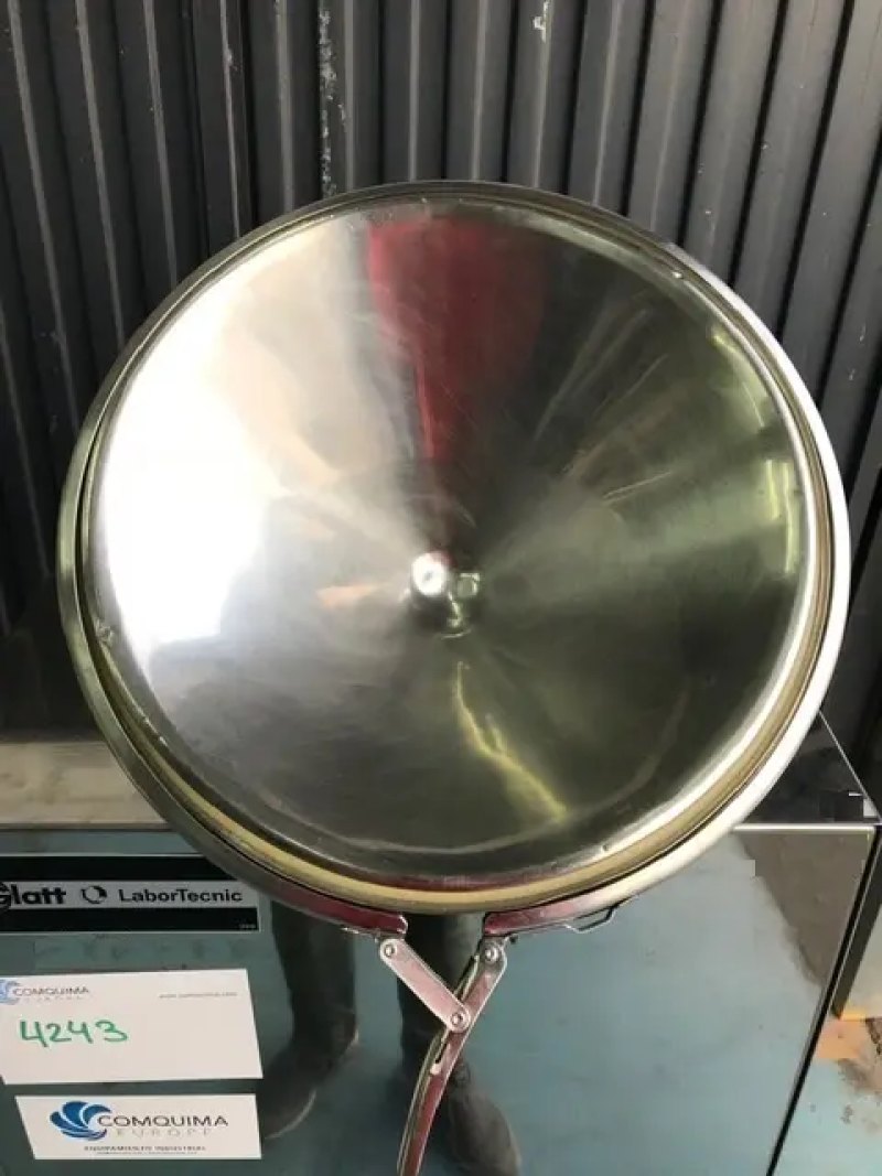 USED GLATT LABORTECNIC STAINLESS STEEL BICONO MIXER 30 LITERS