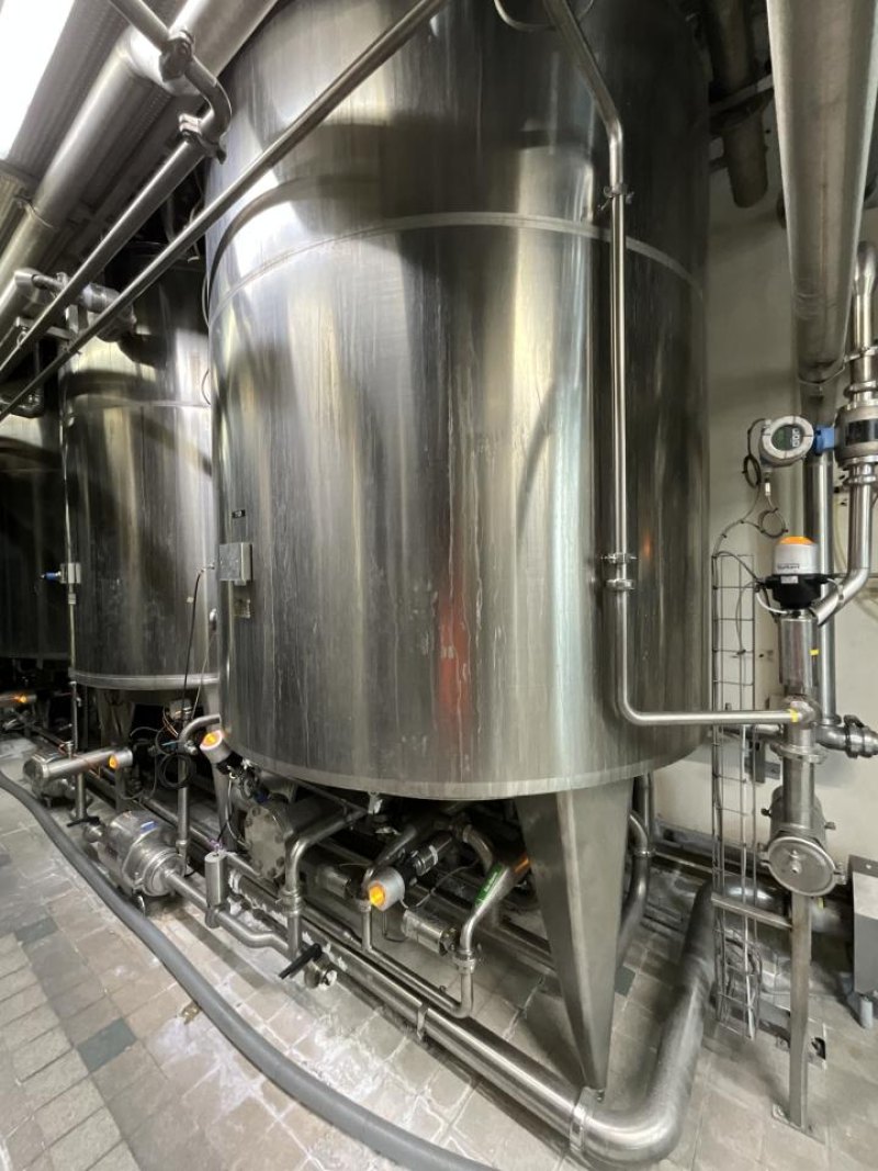 1996 Boccard Boccard 7500 Litre Stainless Steel Vertical Disinfectant Storage Tank - S