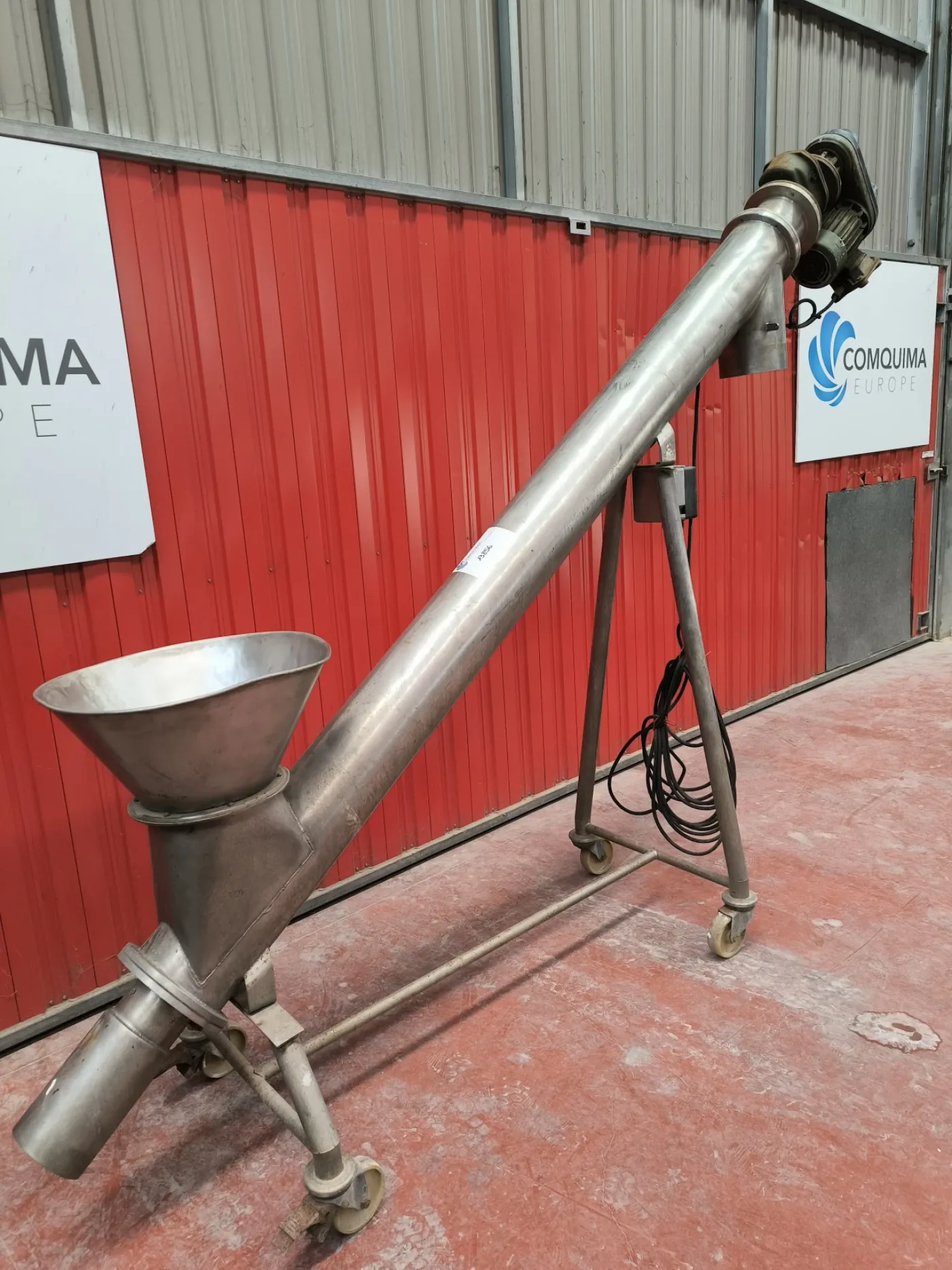 INCLINED STAINLESS STEEL ATEX SCREW CONVEYOR - 2