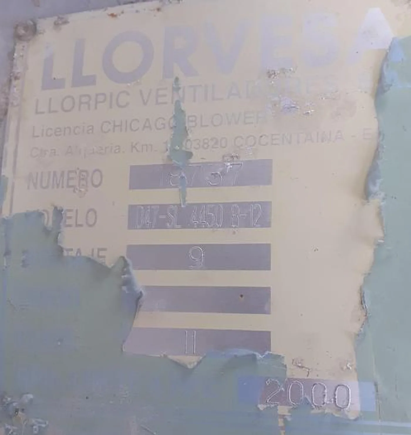 Ventilador de inox LLORVESA de 30Kw - 5