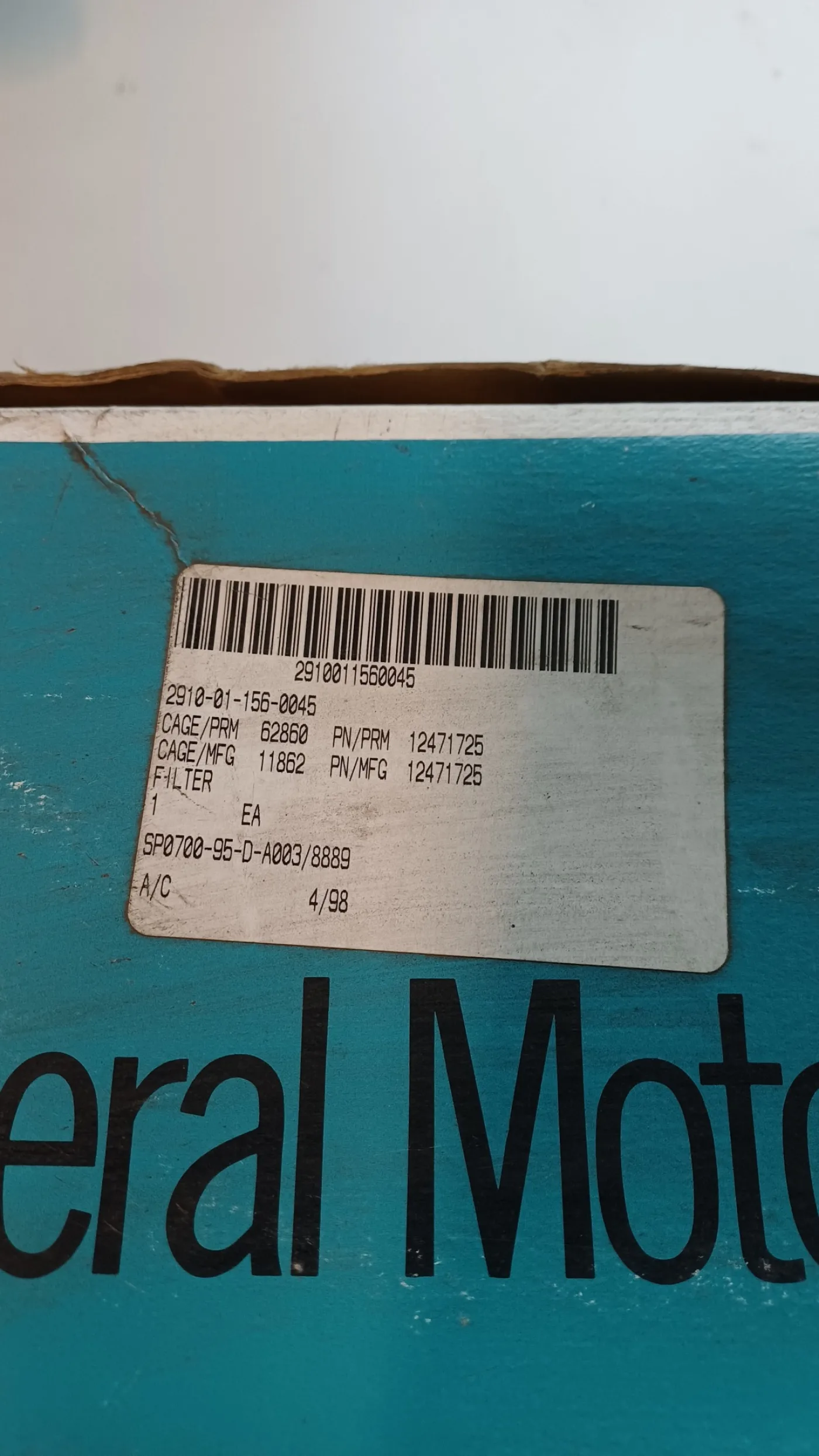 GM brandstoffilterhuis K5/K30 - 4