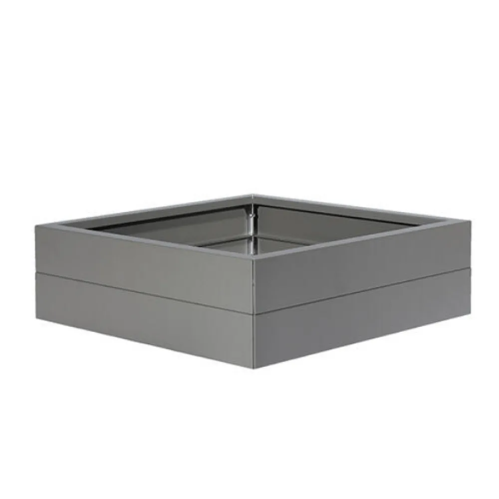 Bloembak Modulair Taupe - 28 cm hoog