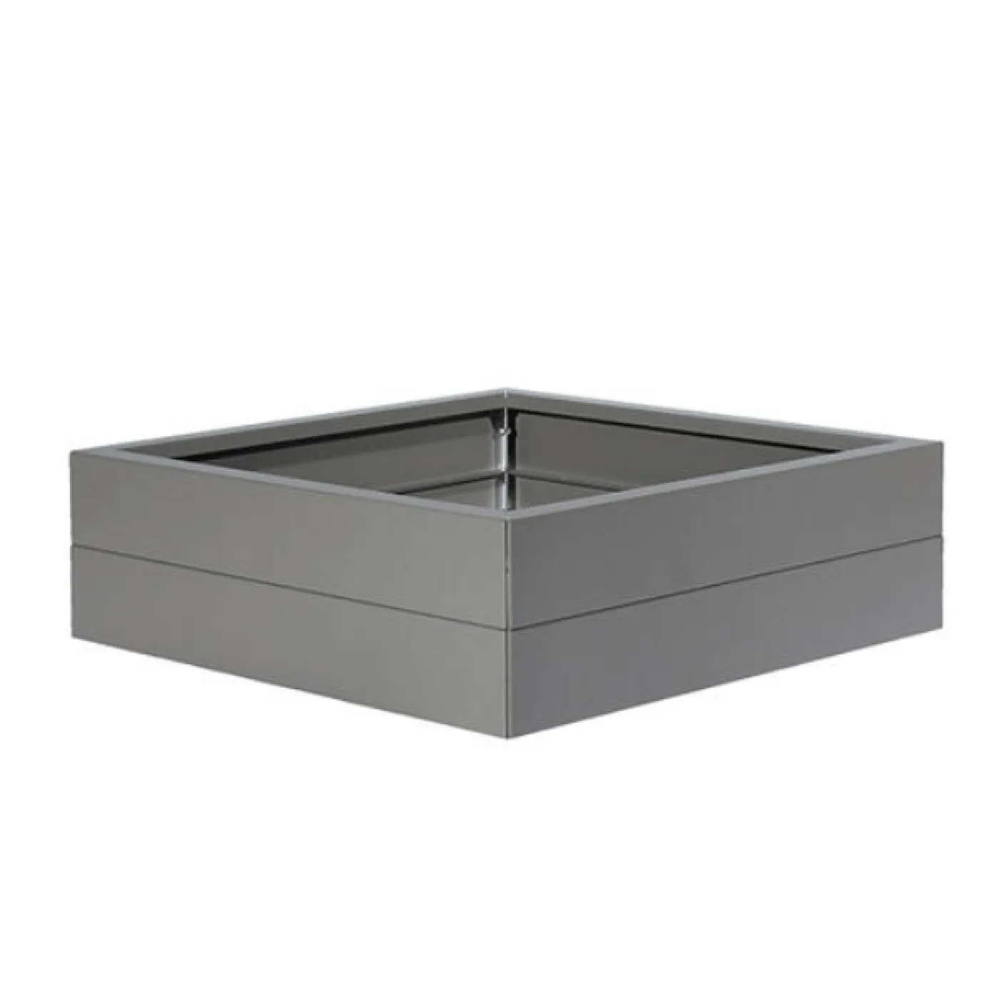 Bloembak Modulair Taupe - 28 cm hoog - 1