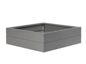 Bloembak Modulair Taupe - 28 cm hoog
