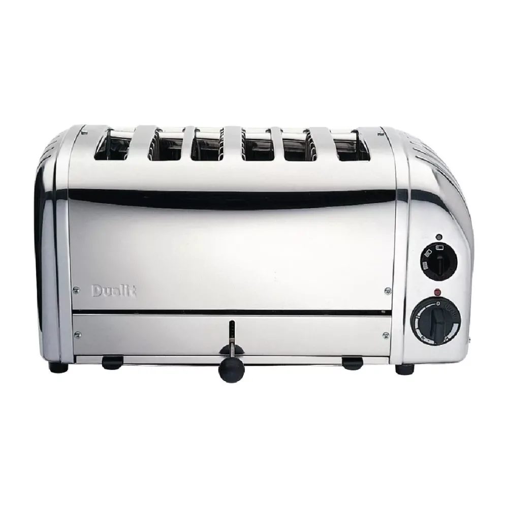 Dualit Bun Toaster 6 Bun Metallic Silver 61028 - islandcatering