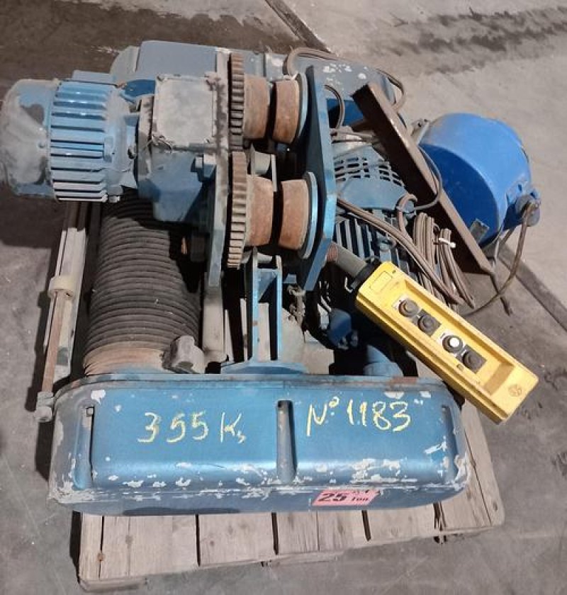 Guincho elétrico LETAG de 2,5 ton
