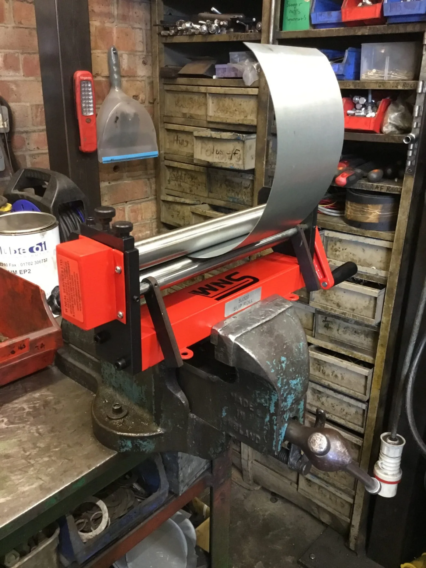 WNS Bench Bending Rolls 320mm x 32mm x 1.0mm Capacity - WNS - W. Neal Services Ltd - 3