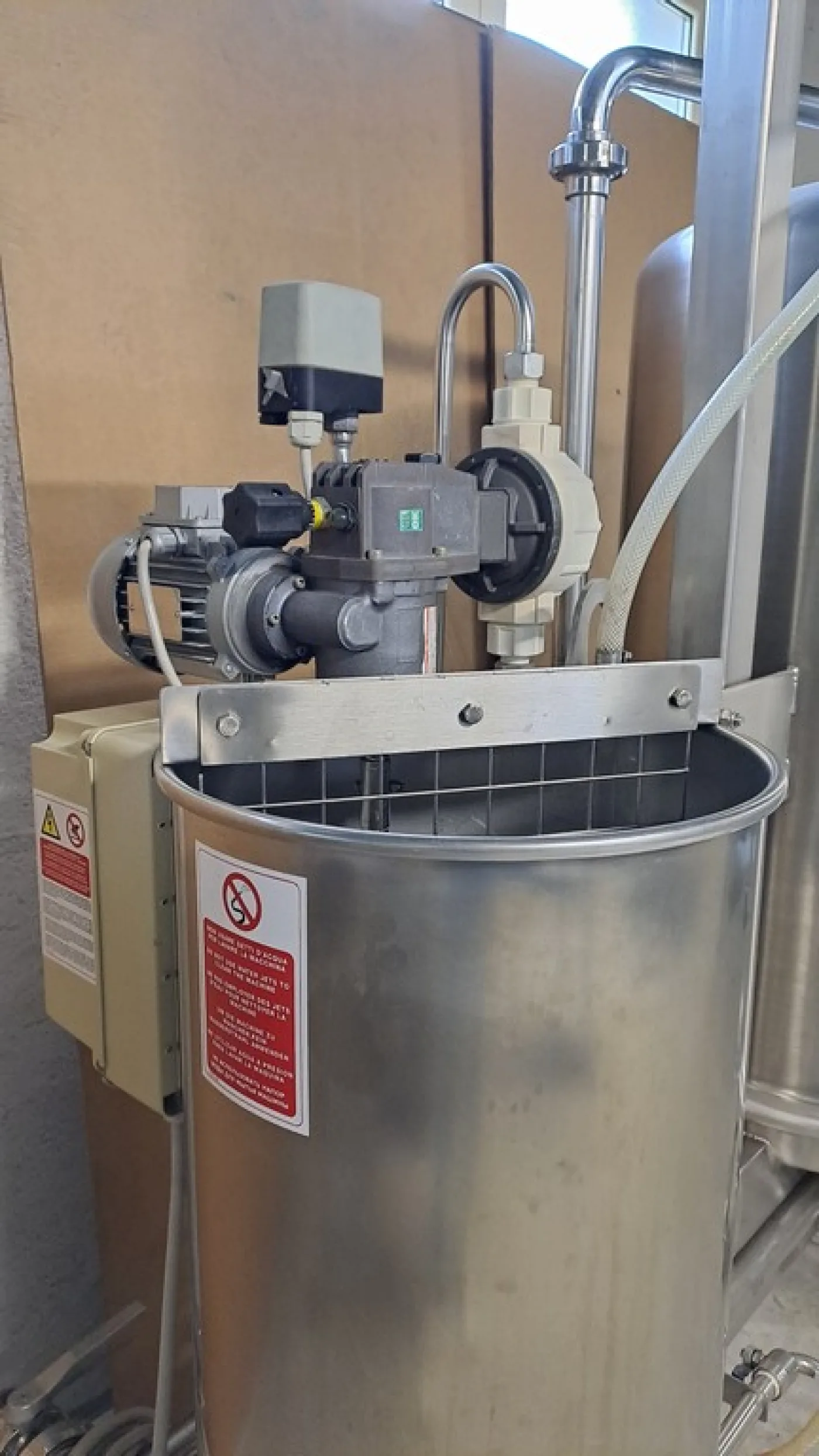 KIESELGUR FILTER SFOGGIA IN STAINLESS STEEL, 5MQ OF FILTERING SURFACE, HORIZONTAL SHEETS, SECOND HAND MACHINE - 6