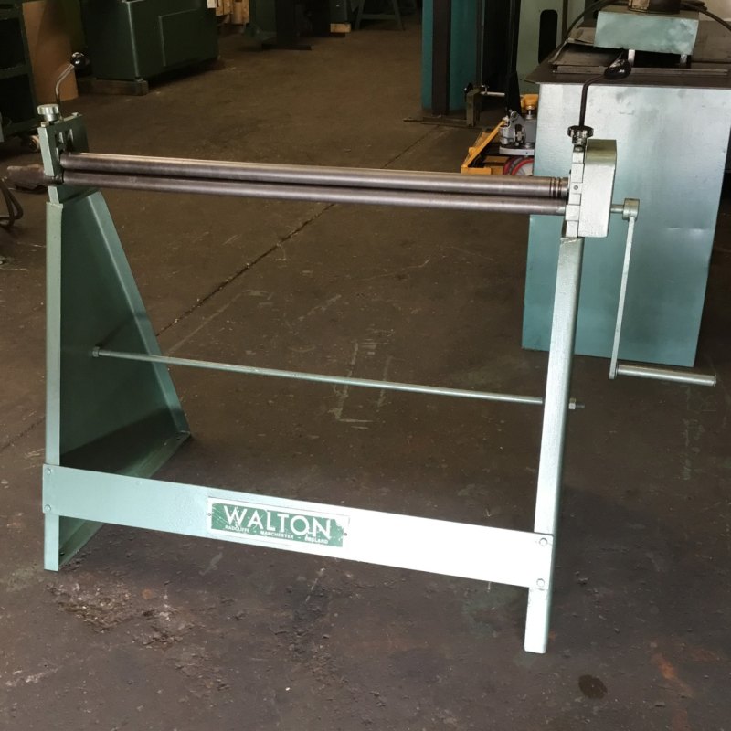 WALTONS Hand Bending Rolls 1020mm x 35mm x 1.0mm Capacity - WNS - W. Neal Services Ltd