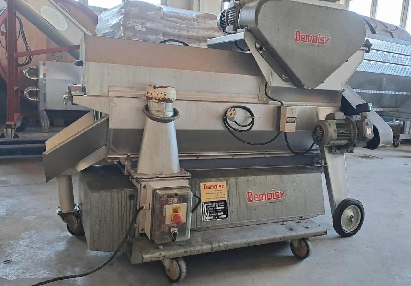 DESTAMMER DEMOISY, IN STAILESS-STEEL WITH ELLIPTICAL ROTOR PUMP, SECOND HAND MACHINE - 6