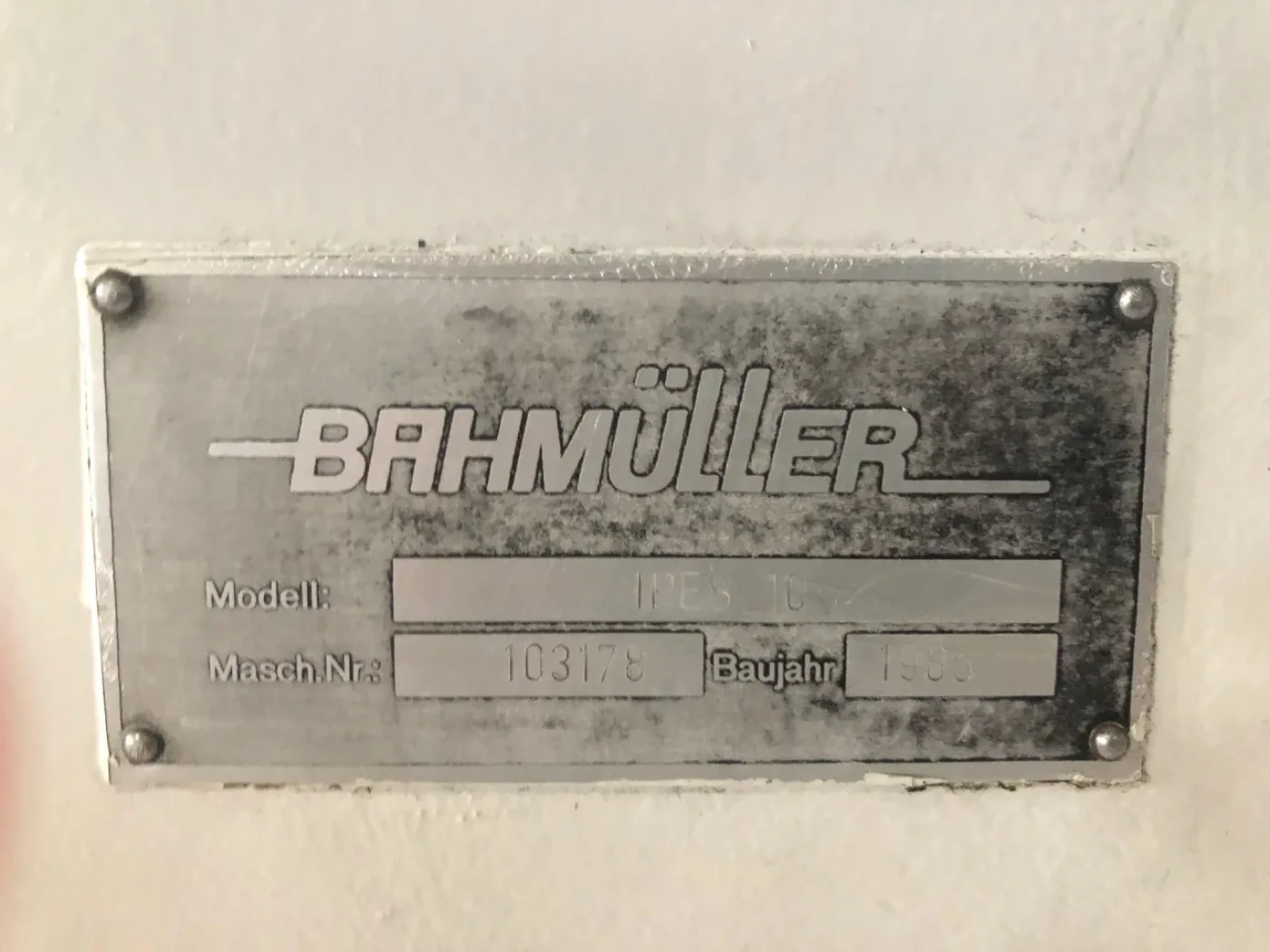 020695 - BAHMÜLLER IPES 10 - 2