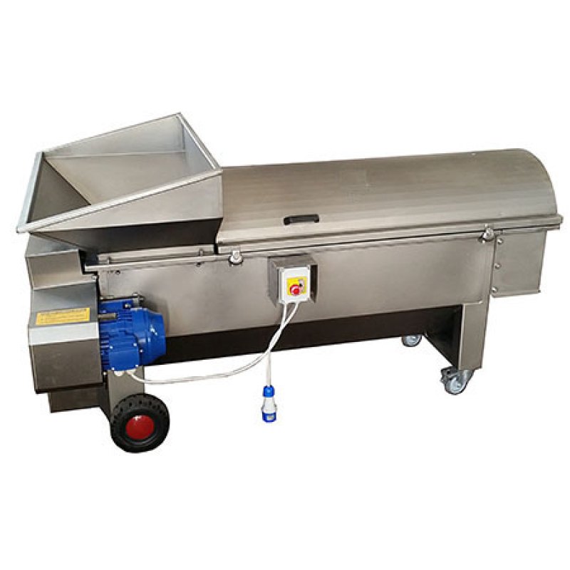 HORIZONTAL CENTRIFUGAL CRUSHER-DESTEMMER MODEL “BETA 120” IN STAINLESS STEEL, NEW MACHINE