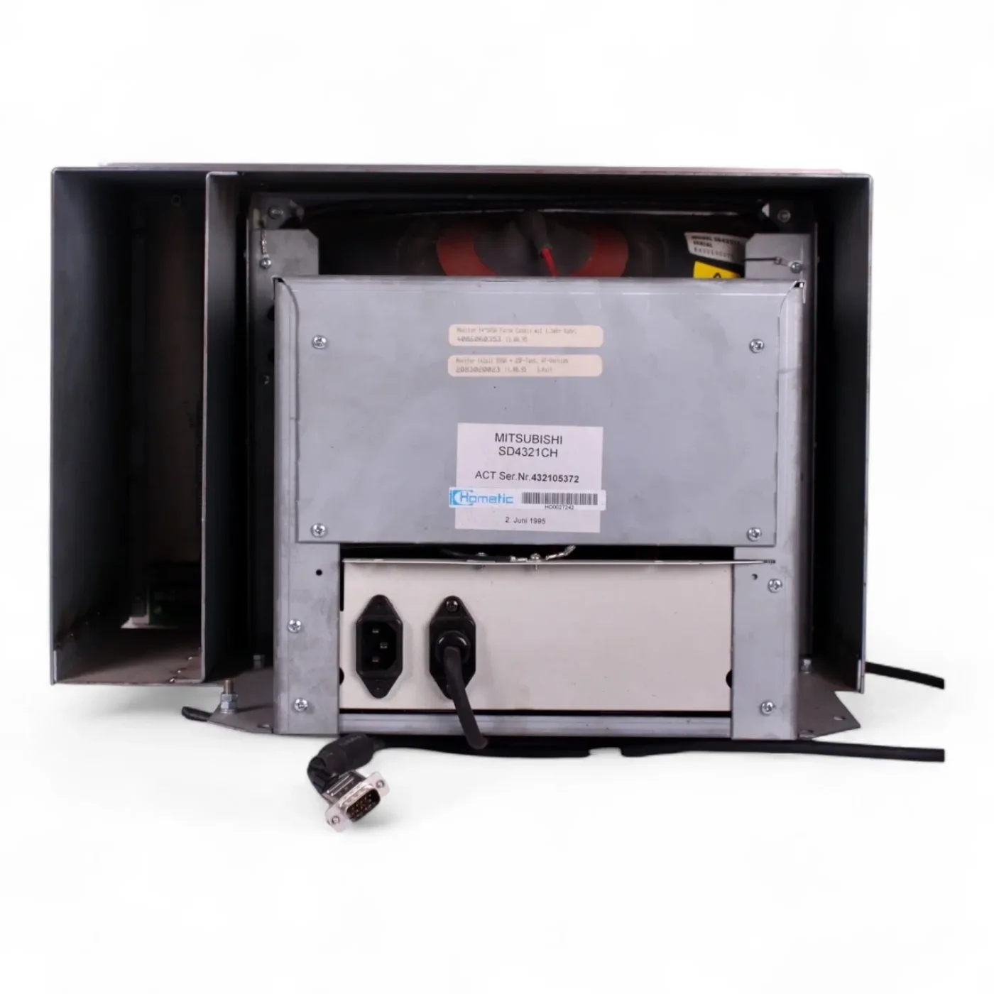 HOMAG Bildschirm 14" SVGA Monitor Bedienteil Kurzhub-Tastatur Art.-Nr. 2083020023 – 4086060353 - 7
