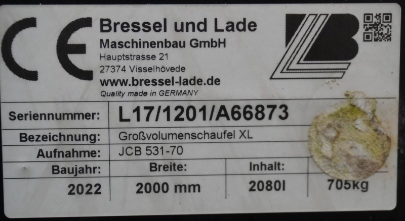 Schüttgutschaufel Bressel und Lade Großvolumenschaufel XL (2022)