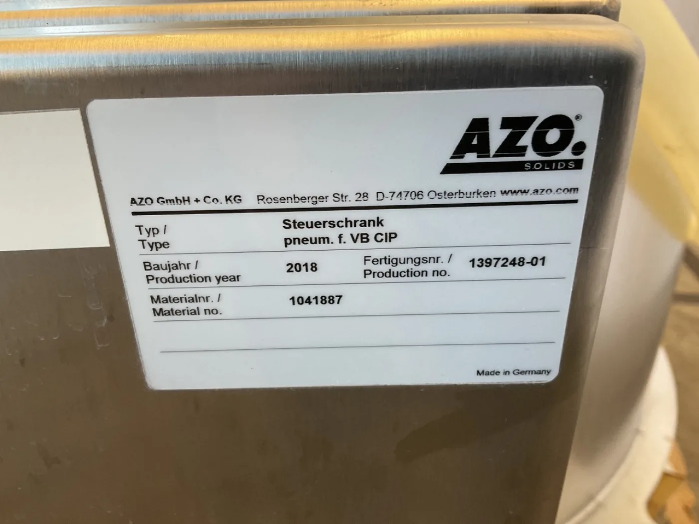 AZO ET 800 H VR - Bag dump station - 4