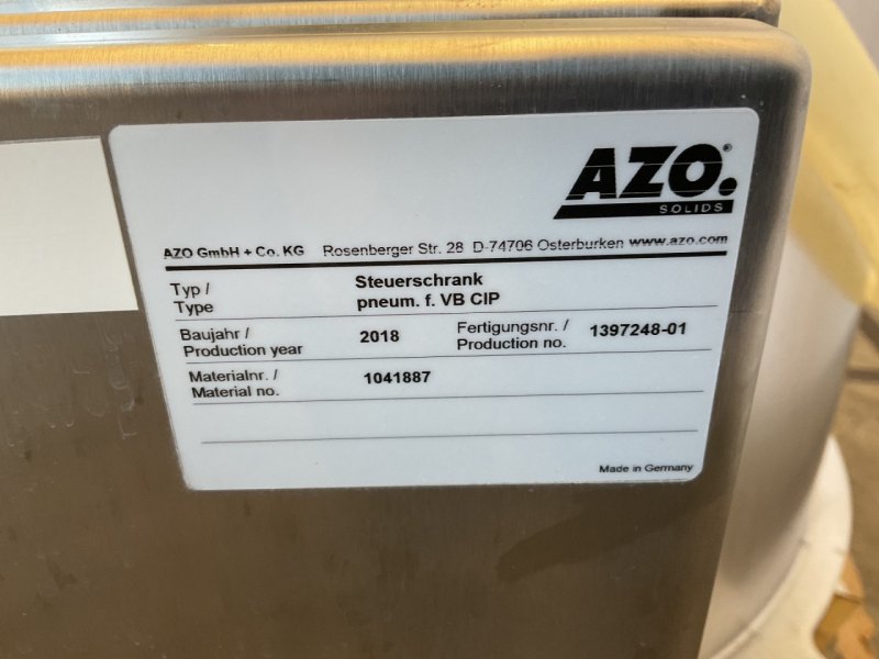 AZO ET 800 H VR - Bag dump station