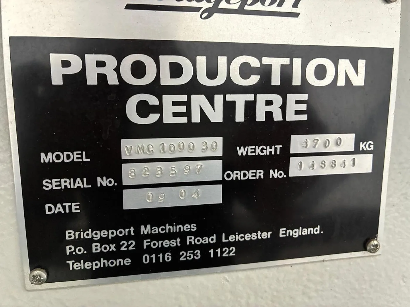 Bridgeport VMC 1000/30 - 7